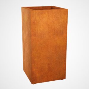 Steel planter Corten ALTO 4 - 60x60x120 cm